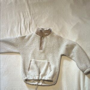 SO Cream Sherpa Fleece Pullover